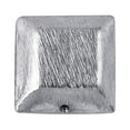 thumbnail image 1 of BSF-203-10MM Silver Overlay Square Shape Brushed Bead, 1 of 1