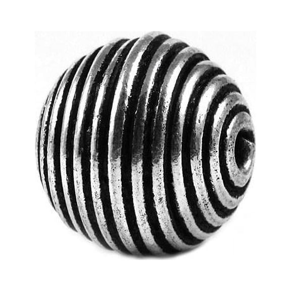 BSF-247 Silver Overlay Bali Bead