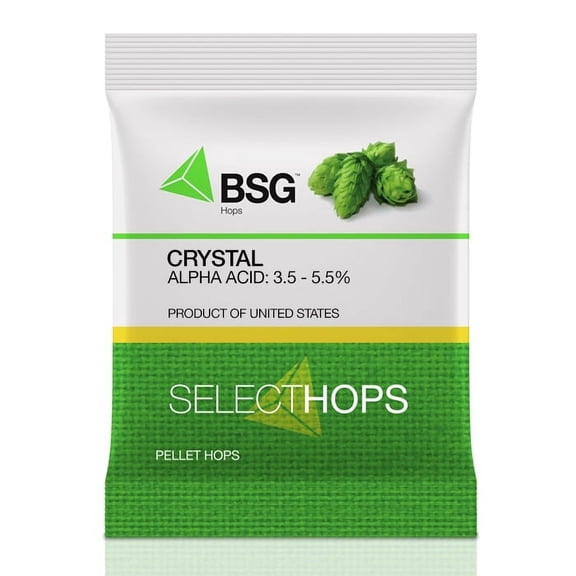 BSG Crystal Hop Pellets - 8 oz Nitrogen Flushed, Oxygen Barrier Package