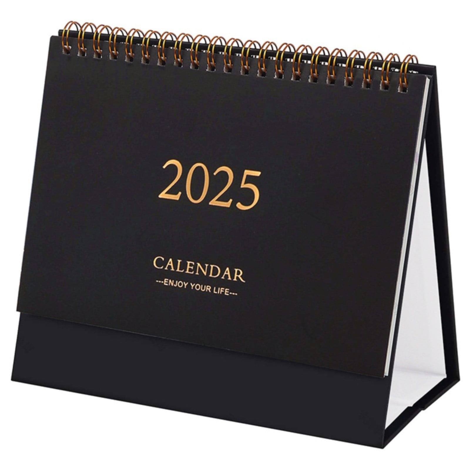 BSGSH Clearance Calendar 2025 Simple Desk Calendar, Black 2025 Desktop