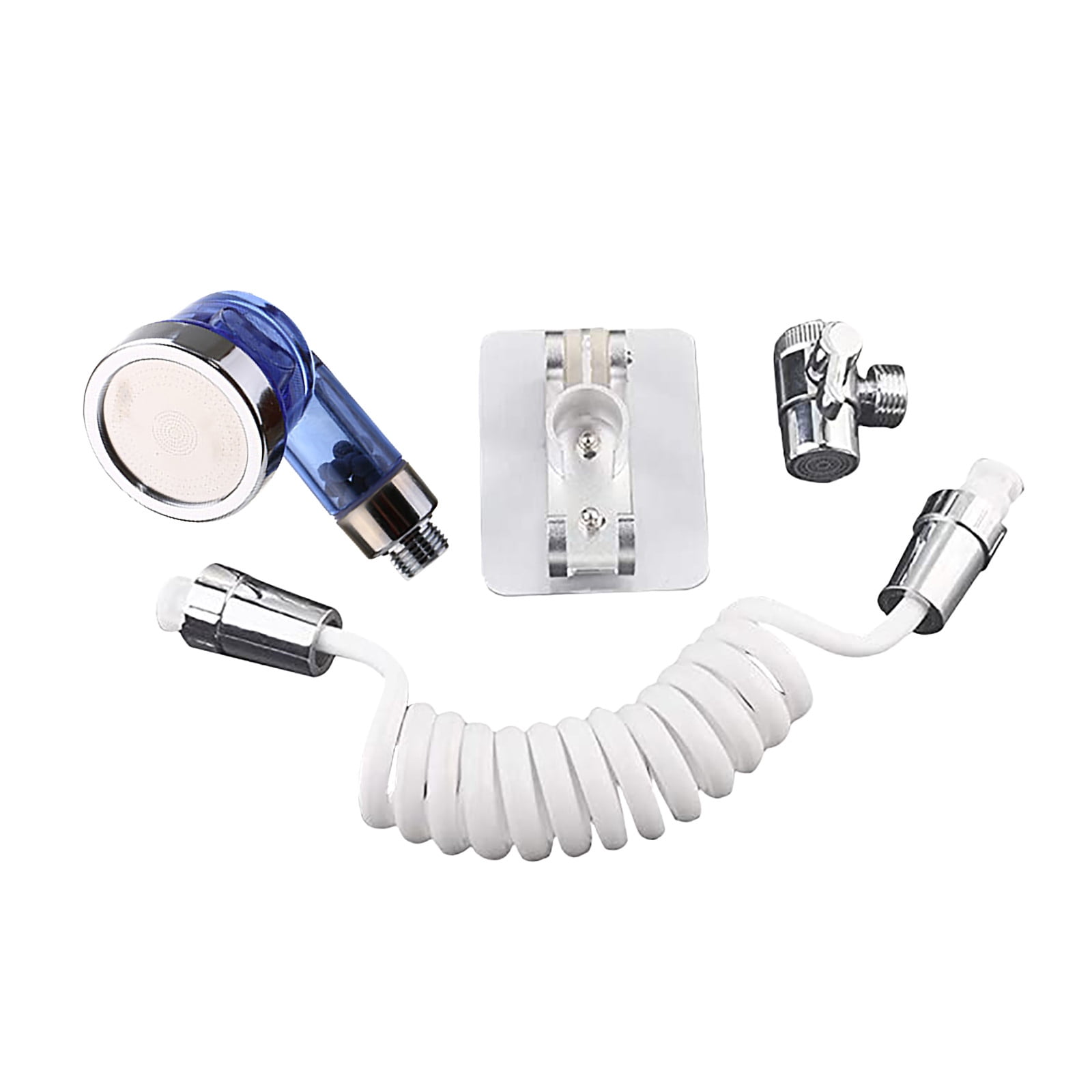 BSGSH Clearance Shower Head Handheld Shower Set (Plastic) Blue Faucet