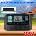 thumbnail image 1 of BSHAPPLUS® 100A PWM Solar Panel Regulator Charge Controller Auto Focus Tracking 12V/24V, 1 of 9