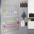 BSHAPPLUS® 16"x12" Dry Erase Calendar for Fridge,13