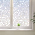 thumbnail image 1 of BSHAPPLUS® 17.7"x78.7" Privacy Window Film,Pebble Stained Glass Window Film,Cobblestone Rainbow Window Film,3D Frosted Glass Window Sticker, 1 of 11