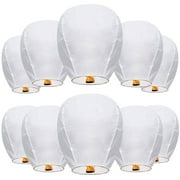 BSHAPPLUS® 20 Pack Paper Lanterns,Chinese Lanterns for Memorial,Wish Lanterns for Weddings,Birthdays,Party,New Years Celebration Event and Festival