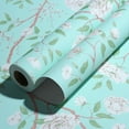 BSHAPPLUS® 21" x 394" Peel and Stick Wallpaper,Removable Flower