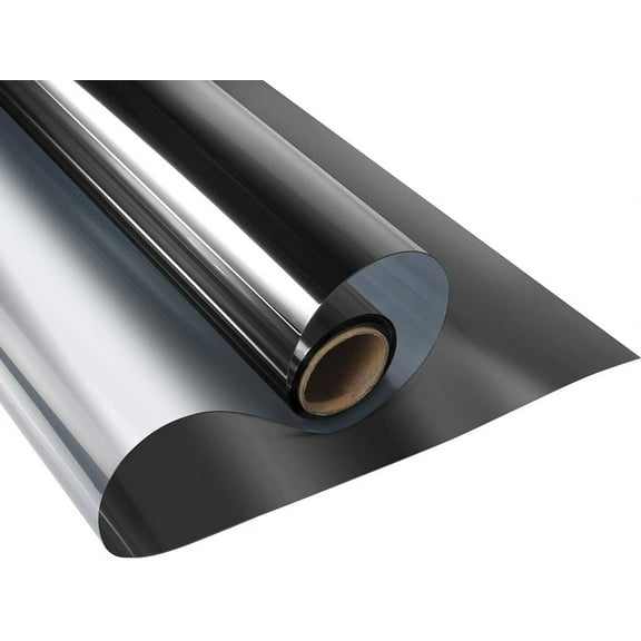 BSHAPPLUS® 35.4"x78.7" One Way Window Film,Tinted Privacy Window Film,Static Window Tint for Automotive Home Office