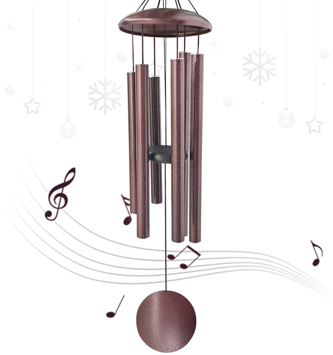 45" Bronze Aluminum Waterproof Memorial Wind Chimes