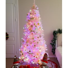 ✳︎new arrival✳︎christmastreeクリスマスツリー④white BSHAPPLUS 6 ft Pre-Lit White Christmas Tree,400 Color