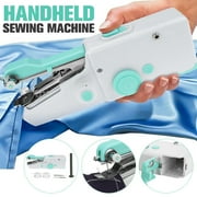BSHAPPLUS® 7PCS Mini Portable Sewing Machine, Hand Cordless Sewing Tool Handheld Sewing Machine, Essentials for Home Quick Repairing and Stitch Handicrafts