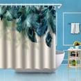 thumbnail image 1 of BSHAPPLUS Shower Curtain 70.9x70.9inch Waterproof Fabric Shower Curtains for Bathroom Peacock Feather Shower Curtain with 12 Hooks, 1 of 9