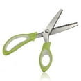 thumbnail image 1 of BSHAPPLUS® Pinking Shears, 9.5" Zig Zag Scissors, Pinking Shears for Fabric, Decorative Edge Scissors, Pinking Scissors, Scissors with Designs, Jagged Edge Scissors, Sewing Pinking Shears, 1 of 8