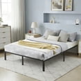 thumbnail image 1 of BSHTI QUEEN Size Metal Bed Frame,Featuring Clean and Minimalist Design Bed Frame for Bedroom, 1 of 8
