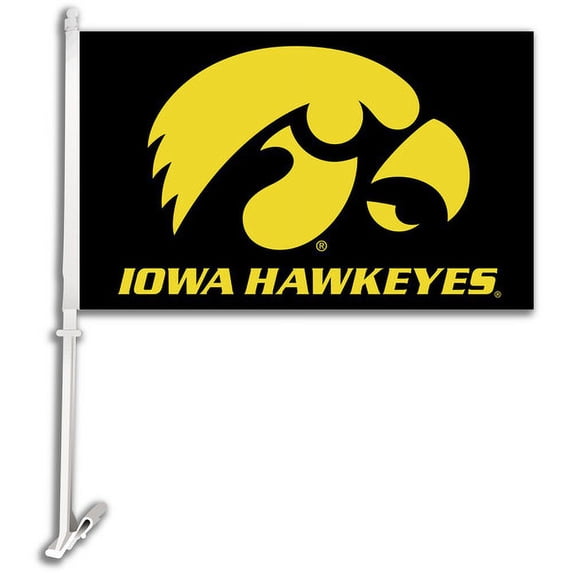 BSI Products NCAA 2-Sided Polyester 11'' x 1'6'' Car Flag