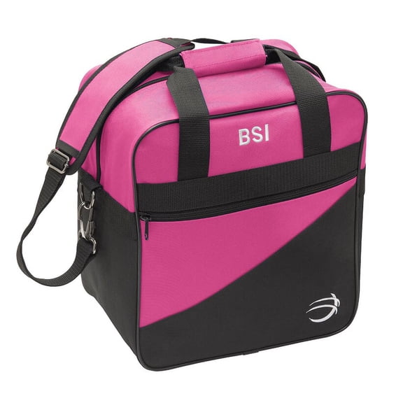 BSI Solar III Single Ball Bowling Bag - Black/Pink