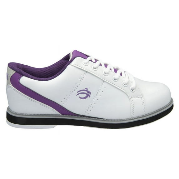 BSI Womens #460 White/Purple - Shoe Size: 10