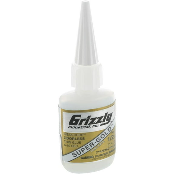 Super-Gold Thin Odorless CA Glue (1/2 oz.)
