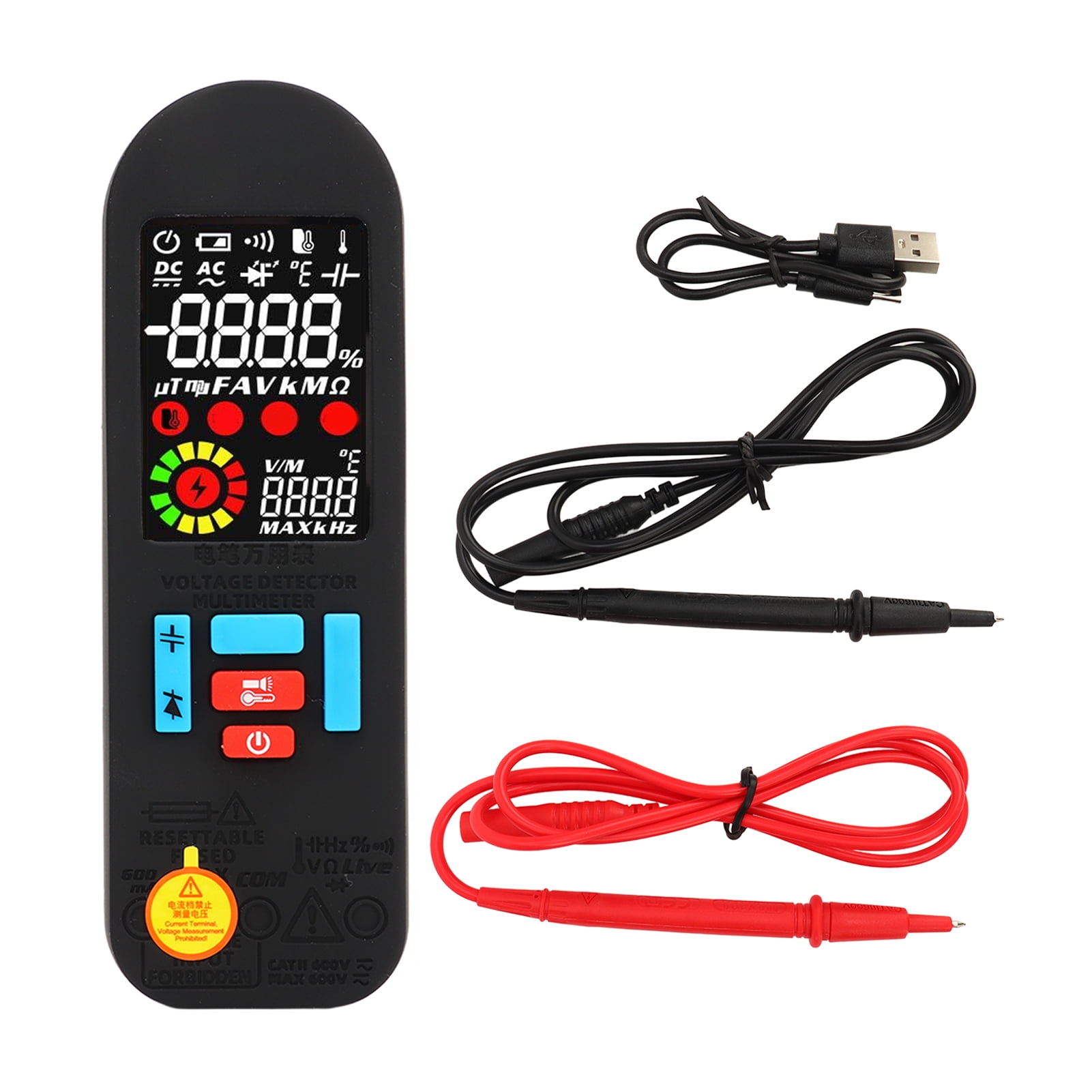BSIDE A2X Rechargeable Digital Multimeter 6000 Counts Smart Automatic