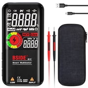 BSIDE Voltmeter,LCD Display Universal 9999 LCD Display Meter Voltmeter Ohmmeter S11 9999 LCD Voltmeter Ohmmeter Test Resistance Diode Continuity Display Universal Meter Continuity NCV Live ERYUE wi
