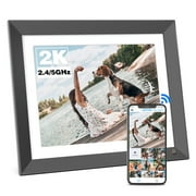 BSIMB WiFi 8 Inch Digital Photo Frame 16GB 1280x800 IPS Screen with Remote Control Upload Photos/Videos from App, Email, Gift for Mother's Day