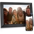 thumbnail image 1 of BSIMB 15 inch Large Digital Picture Frame, WiFi Photo Frame Large Screen with 16GB Storage, Auto-Rotate, Share Photos and Videos via App Email, Gift for Loved One, 1 of 9