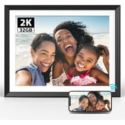 BSIMB 32GB 8 inch WiFi Digital Picture Frame, Digital Photo Frame HD IPS Touch Screen Motion Sensor, Easy Setup to Upload Photos/Videos via App, Email, Auto-Rotate, Wall-Mounted, Gift for Grandparents