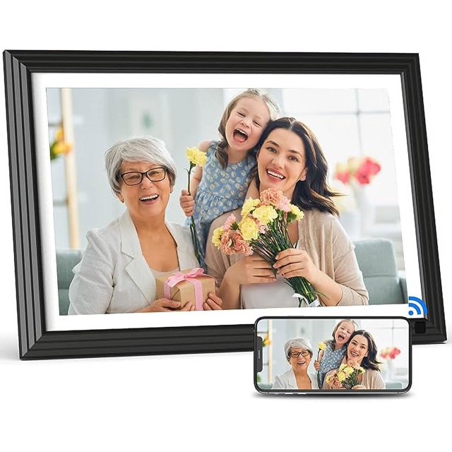 BSIMB 32GB 10.1 WiFi Digital Picture Frame Inch IPS Touch Screen HD