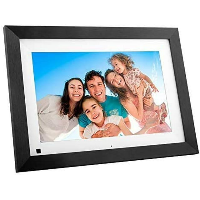 BSIMB 10.1'' WiFi Digital Frame Wooden, Auto Rotate, Motion Sensor