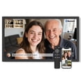 thumbnail image 1 of BSIMB Large Digital Picture Frame 27 Inch, 1920x1080 FHD WiFi Digital Photo Frame Electronic 32GB Display, Wall Mount Included, Share Pictures/Videos via App Easy Setup Gifts for Mom(Non-Touch), Blac, 1 of 11