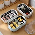 thumbnail image 1 of BSJJY 1 or 2 Tiers of Bento Box, Stainless Steel Insulated Lunch Box, Stainless Steel Bento Box, Japanese Leakproof Lunch Box1pcClearance, 1 of 7