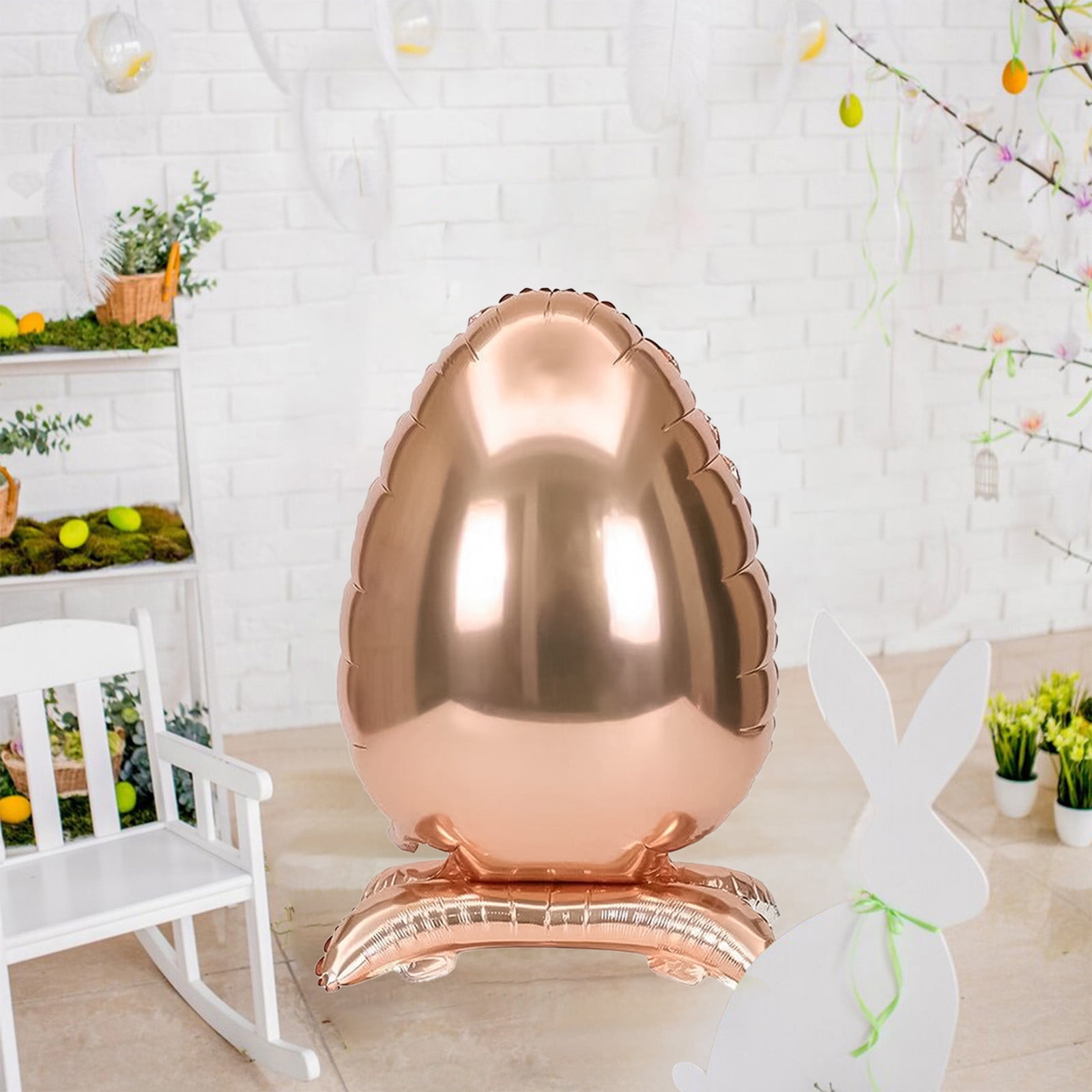 Bsjjy 1pcs Easter Inflatable Easter Eggs Easter Egg Balloons Easter