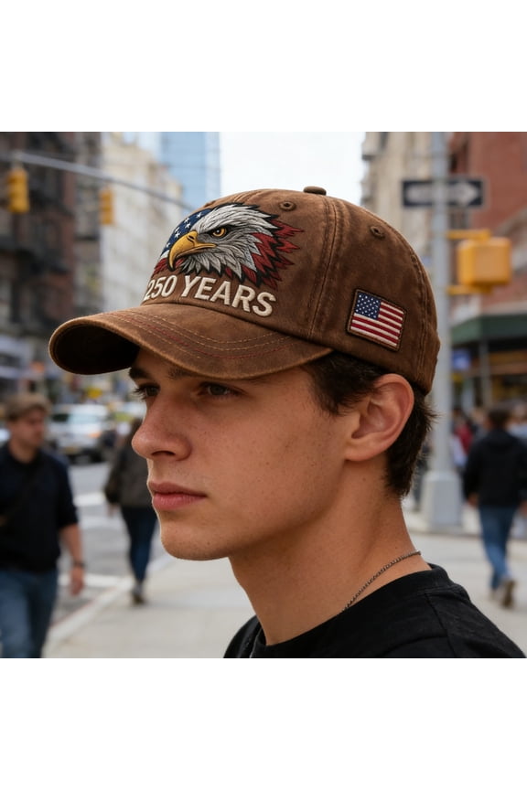 250 Anniversary USA Hat, America Birthday Hat 1776 2026 250 Years Anniversary Hat, Adjustable 250 Year American Cap (B)