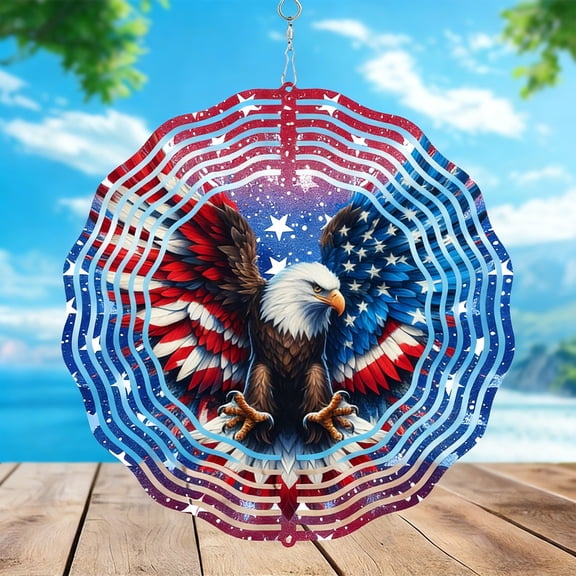 BSJJY 250th Anniversary Acrylic Pendant, 2D Patriotic Design, Colorful Sun Catcher, Window Hanging Decor, Home Household Ornament, American Flag Themed Souvenir Gift (F)