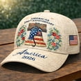 thumbnail image 1 of BSJJY 250th Anniversary USA Hat, USA 250th Anniversary Distressed Casual Cap, Retro American Tribute Hat Gift Honoring Patriots & Veterans (A), 1 of 8