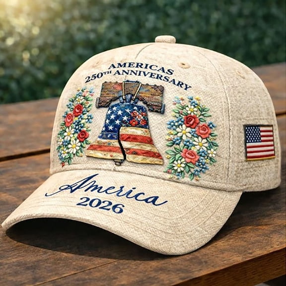 BSJJY 250th Anniversary USA Hat, USA 250th Anniversary Distressed Casual Cap, Retro American Tribute Hat Gift Honoring Patriots & Veterans (A)