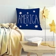 thumbnail image 1 of BSJJY 4th of July Patriotic Pillow Covers, American Flag Decorative Throw Pillowcase Independence Day Stars and Stripes Outdoor Cushion Cover for Sofa Living Room Decor, 1 of 2