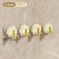 thumbnail image 1 of BSJJY Adhesive Wall Hooks Towel Hooks, Sticky Waterproof Plastic Hooks for Hanging Towel, Robe, Coat, Decorative Wall Hooks for Bathroom Kitchen Shower, Novelty Adhesive Hook, 4pc, 1 of 1