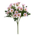 thumbnail image 1 of BSJJY Artificial Daisies Flowers, Outdoor Fake Plants White Gerber Daisy Fake Foliage Greenery Faux Plants for Graves Hanging Outside Planter Window Box Wedding Decoration,3 Bundles, 1 of 2
