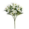 thumbnail image 1 of BSJJY Artificial Daisies Flowers, Outdoor Fake Plants White Gerber Daisy Fake Foliage Greenery Faux Plants for Graves Hanging Outside Planter Window Box Wedding Decoration,4 Bundles, 1 of 2