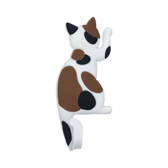 BSJJY Cat Refrigerator Magnet Cute Fridge Magnets Hanging Hook 2 in 1 for Whiteboard Kitchen Office Photo Memo Room Decoration, 1pc