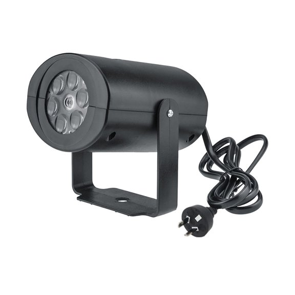BSJJY Christmas LED Mini USB Stage Projection, AU Plug, 12 Patterns, RGB Rotating Christmas Projection Lamp, Party Decor