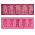 thumbnail image 1 of BSJJY Christmas Snowman Chocolate Mold Xmas Silicone Candy Cookie Gummy Mold DIY Cake Decoration Mold for Fondant Cake Candy Xmas Baking Supplies,1PCS, 1 of 9