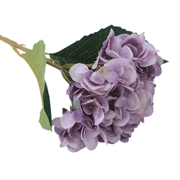 BSJJY Fake Hydrangeas Real Touch Hydrangea Flowers 18.5" Large Artificial Hydrangea Flowers Silk Hydrangea for Wedding Bouquet, Home, Party, Store, 4 PC