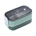 thumbnail image 1 of BSJJY Food Prep Containers Stainless Steel Lunch Box Student Insulation Work Lunch Box Double-Layer Portable Large-Capacity Multi-Layer Lunch Box Lunch Box Containers, 1 of 1
