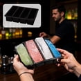 thumbnail image 1 of BSJJY Large Silicone Ice Tray Tray, Food Grade Ice Mold for Whiskey & Cocktails, Easy Release, Slow-Melting Ice for Freezer Storage (A), 1 of 6