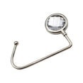 thumbnail image 1 of BSJJY Purse Hook Mental Clutch Holder Handbag Rhinestone Hanger for Table Desk, 1pc, 1 of 1