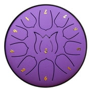 BSJJY Rain Chime Drum Small Waterproof Steel Tongue Drum Rain Chime Outside Musical 6 in 11 Notes, 1pc