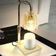 thumbnail image 1 of BSJJY Retractable Melting Wax Lamp, Gold, Dimmable Night Light, Home Bedside Desktop Decorative Table Lamps, Wood, 1 of 6