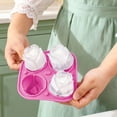 thumbnail image 1 of BSJJY Silicone Ice Tray, Tulip Flower Shape Mold for Ice Cream & Popsicles, Food Grade, Easy Release, Fun DIY for Home & Parties, Hot Pink, 1 of 7