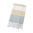 thumbnail image 1 of BSJJY Thin Beach Towel Cotton Absorbent Large Size Bath Towel European And American Knitted Striped Fringed Turkish Sand Beach Towel, 1 of 2